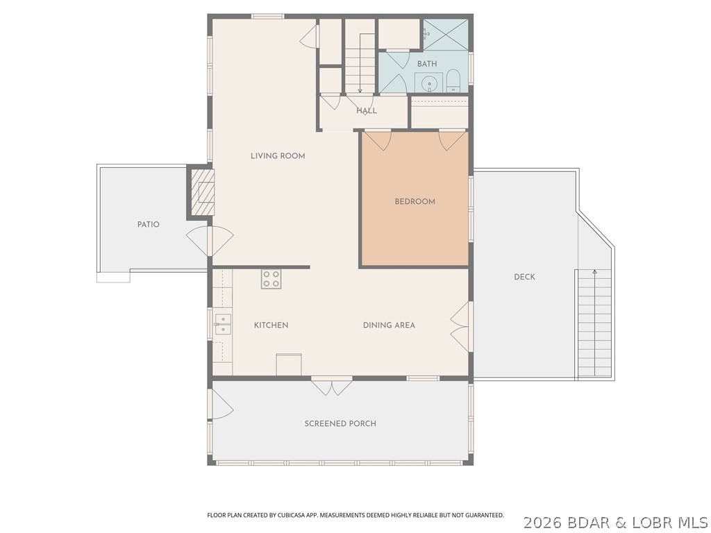 90 Arrowhead Beach Road Lake Ozark, MO 65049 - Photo 45 of 46 Main Floor Plan