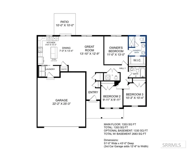 $409,900 | 3985 Mountain Bluebird Way, Ammon, ID 83406