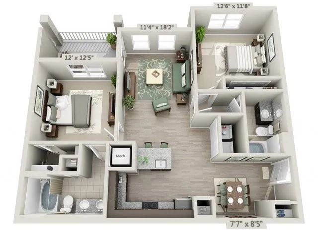 $1,627 | 1796 Satellite Boulevard, Unit 808, Duluth, GA 30097