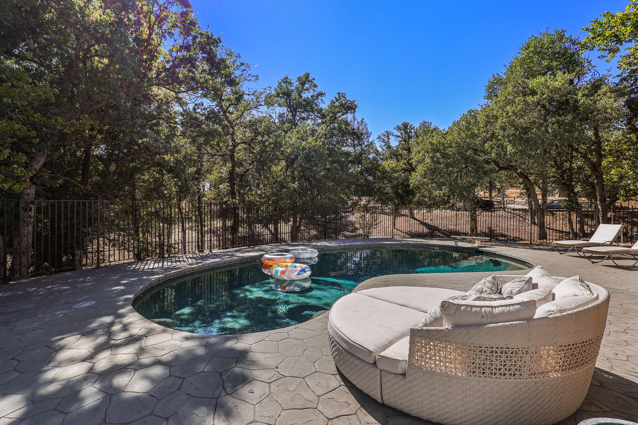 8709 Silver Bridge Road Palo Cedro, CA 96073 - Photo 57 of 88 Pebble Tec Pool
