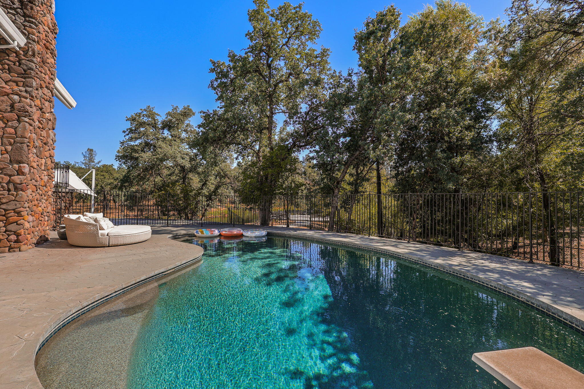 8709 Silver Bridge Road Palo Cedro, CA 96073 - Photo 58 of 88 Pebble Tec Pool
