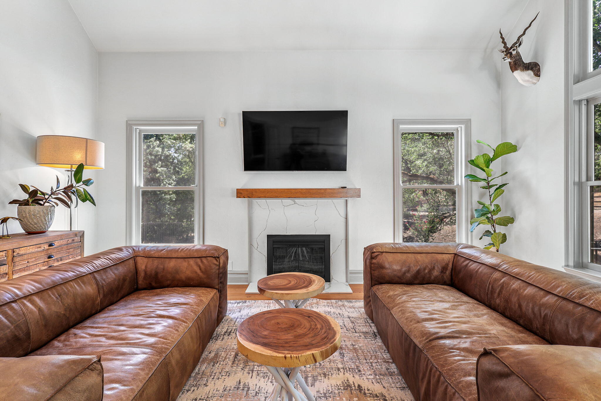 8709 Silver Bridge Road Palo Cedro, CA 96073 - Photo 7 of 88 Front Living Room