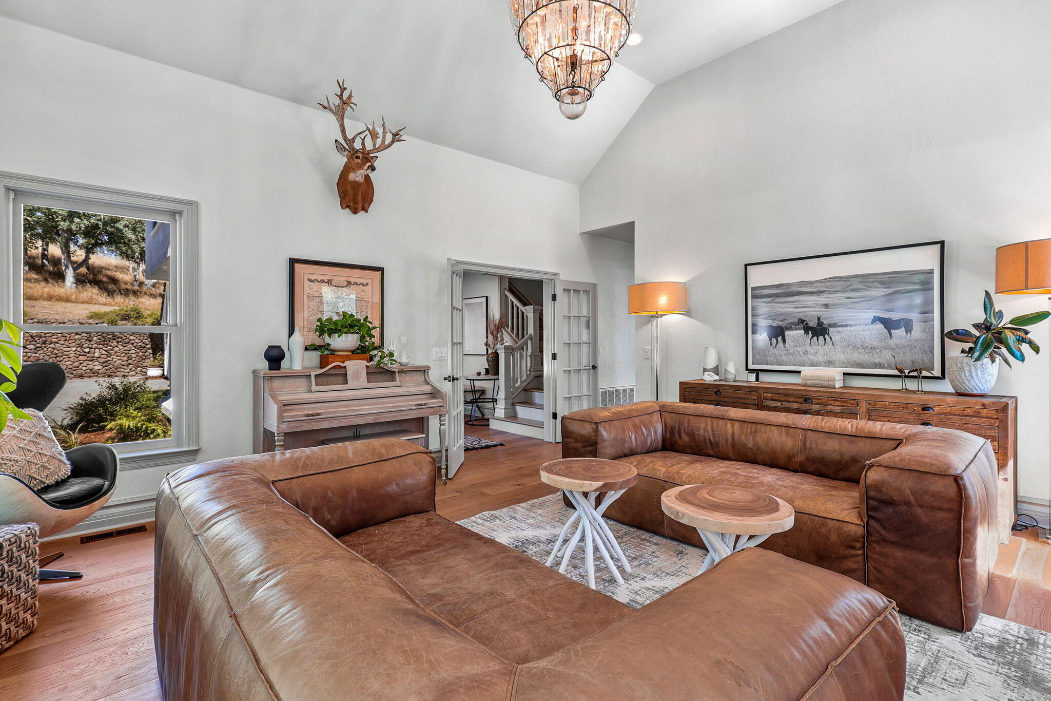 8709 Silver Bridge Road Palo Cedro, CA 96073 - Photo 8 of 88 Front Living Room