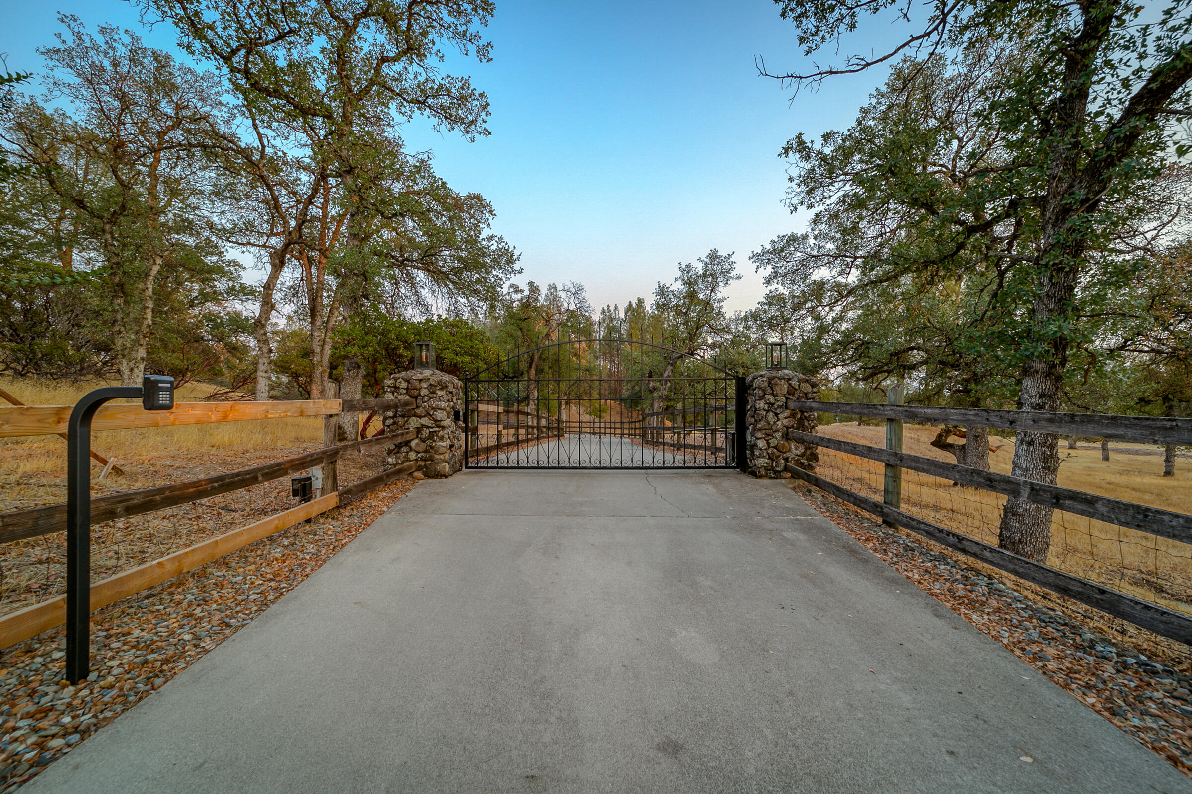8709 Silver Bridge Road Palo Cedro, CA 96073 - Photo 81 of 88 Fully Fenced and Gated Entrance
