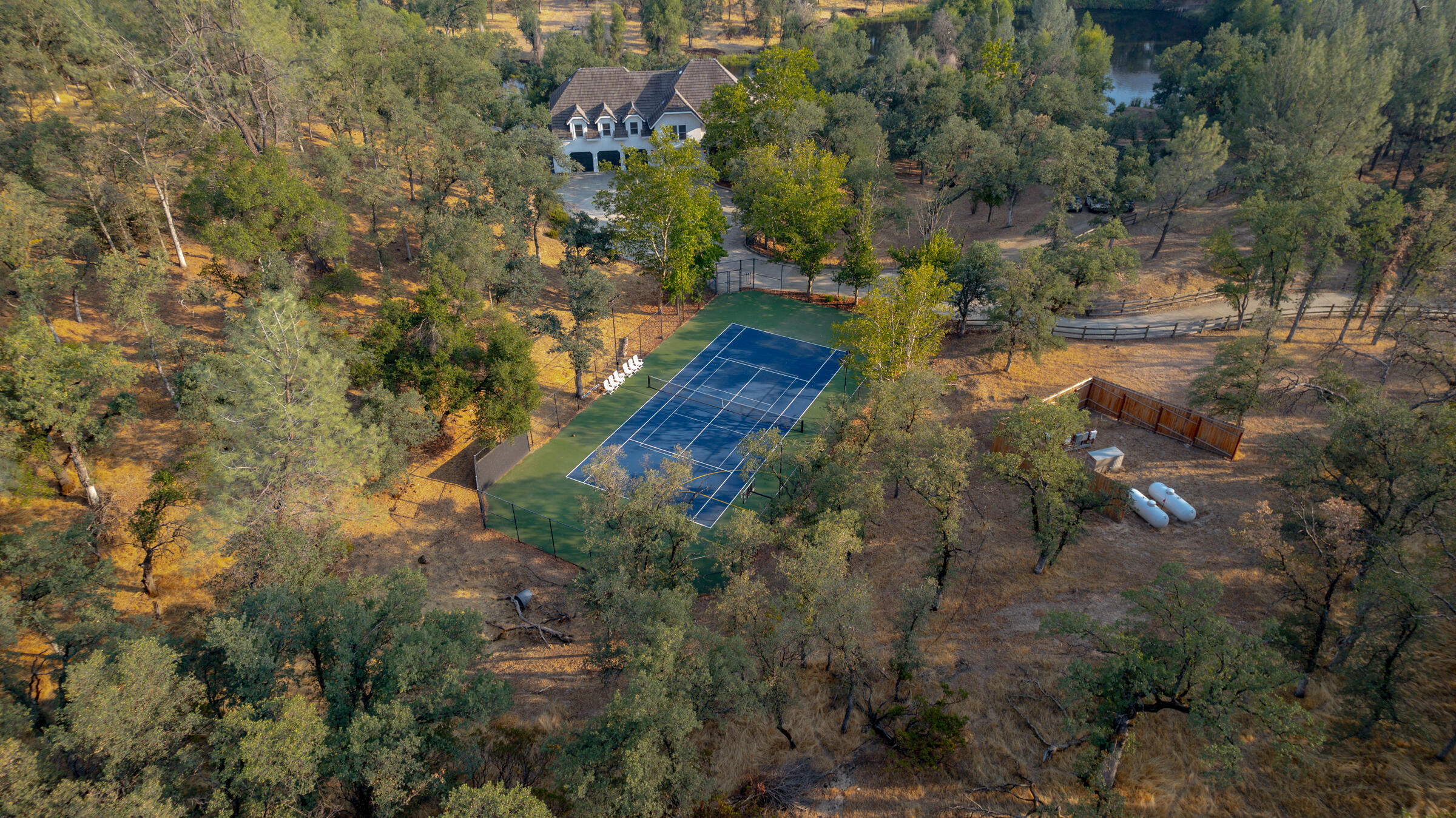 8709 Silver Bridge Road Palo Cedro, CA 96073 - Photo 85 of 88 Tennis Court
