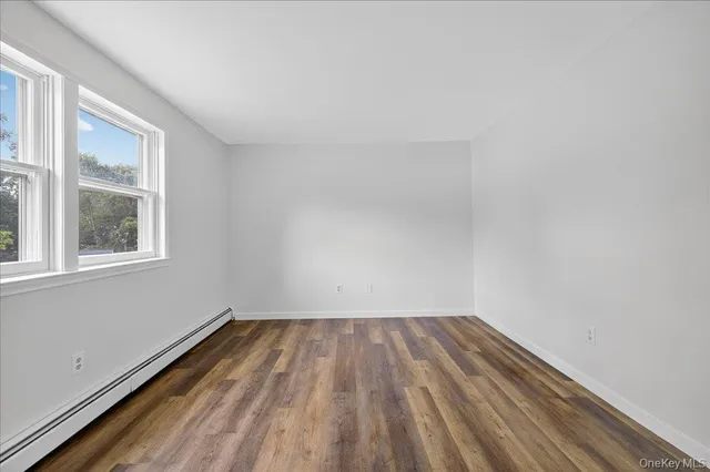 a view of wooden floor in a room