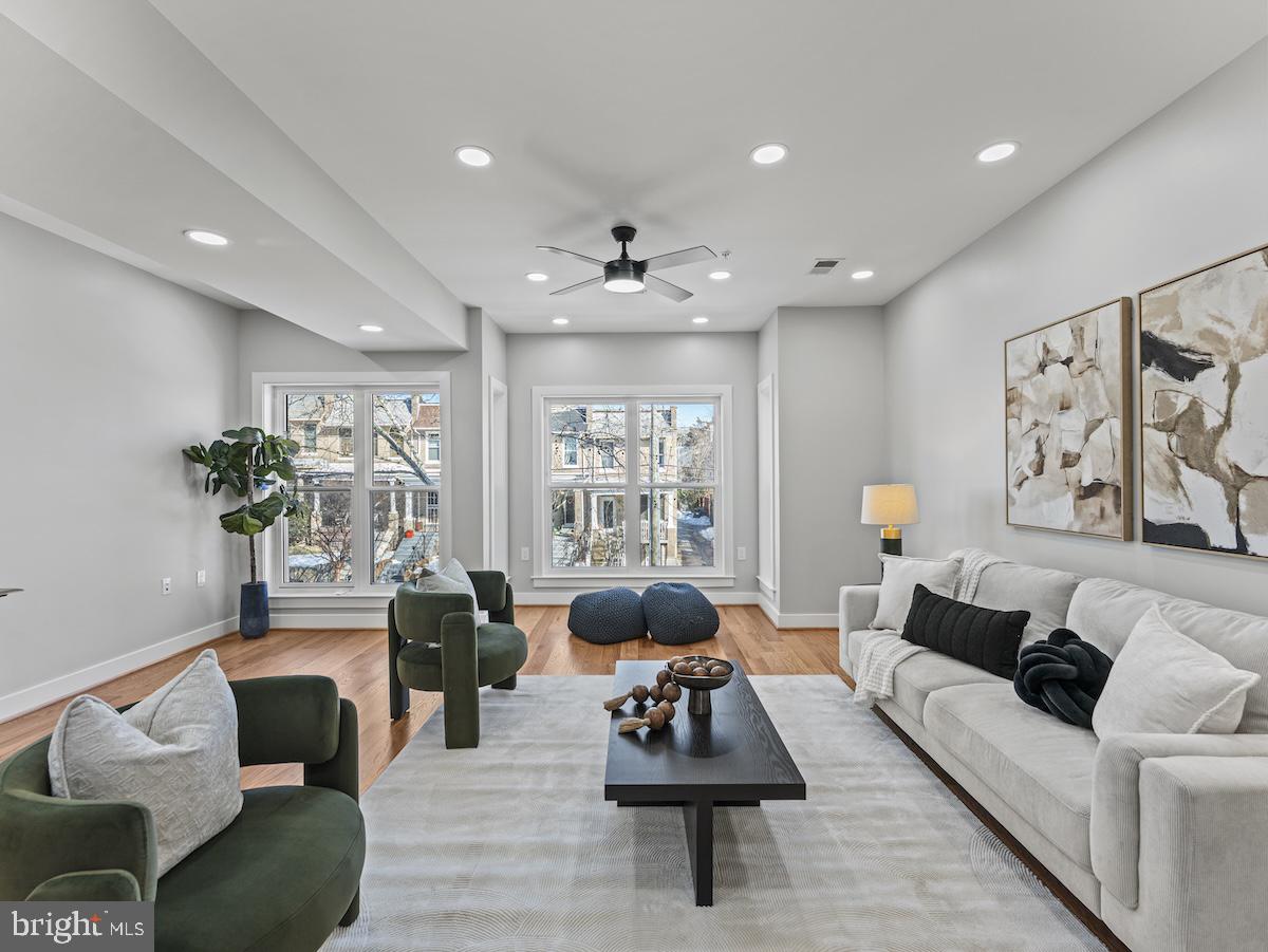 4318 7th Street Northwest, Unit 2 Washington, DC 20011 - Photo 17 of 33 Bright and airy modern living space.