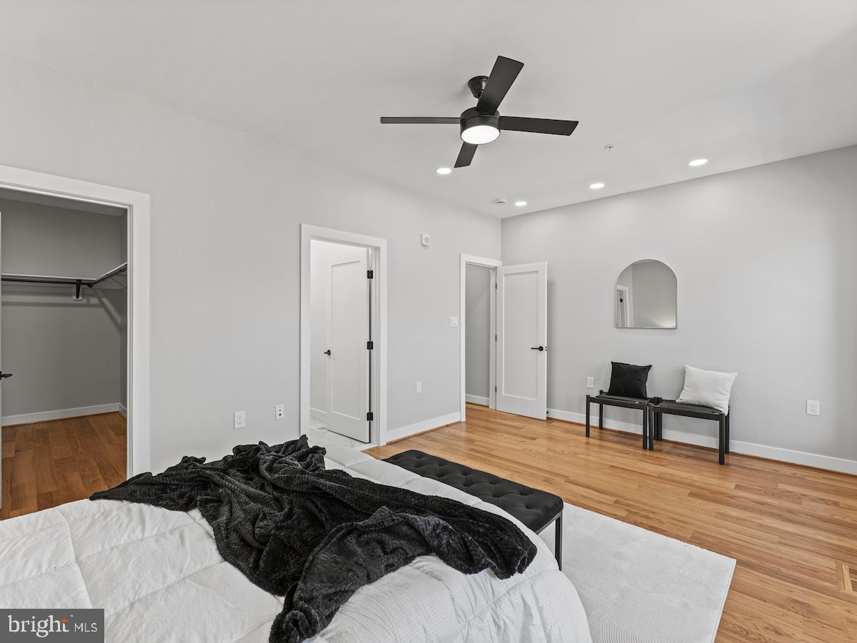 4318 7th Street Northwest, Unit 2 Washington, DC 20011 - Photo 28 of 33 Modern serenity in a spacious bedroom.