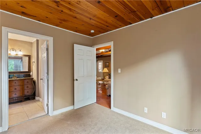 a view of an empty room