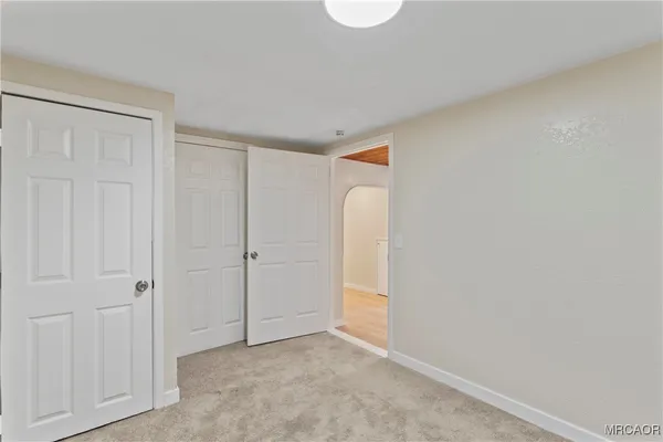 a view of an empty room