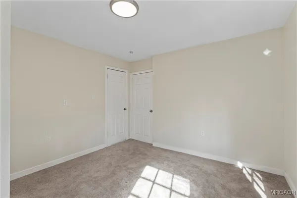 a view of empty room