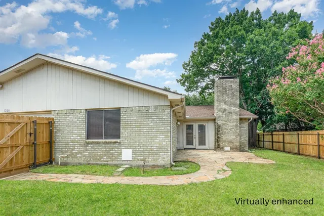 a house with a outdoor space