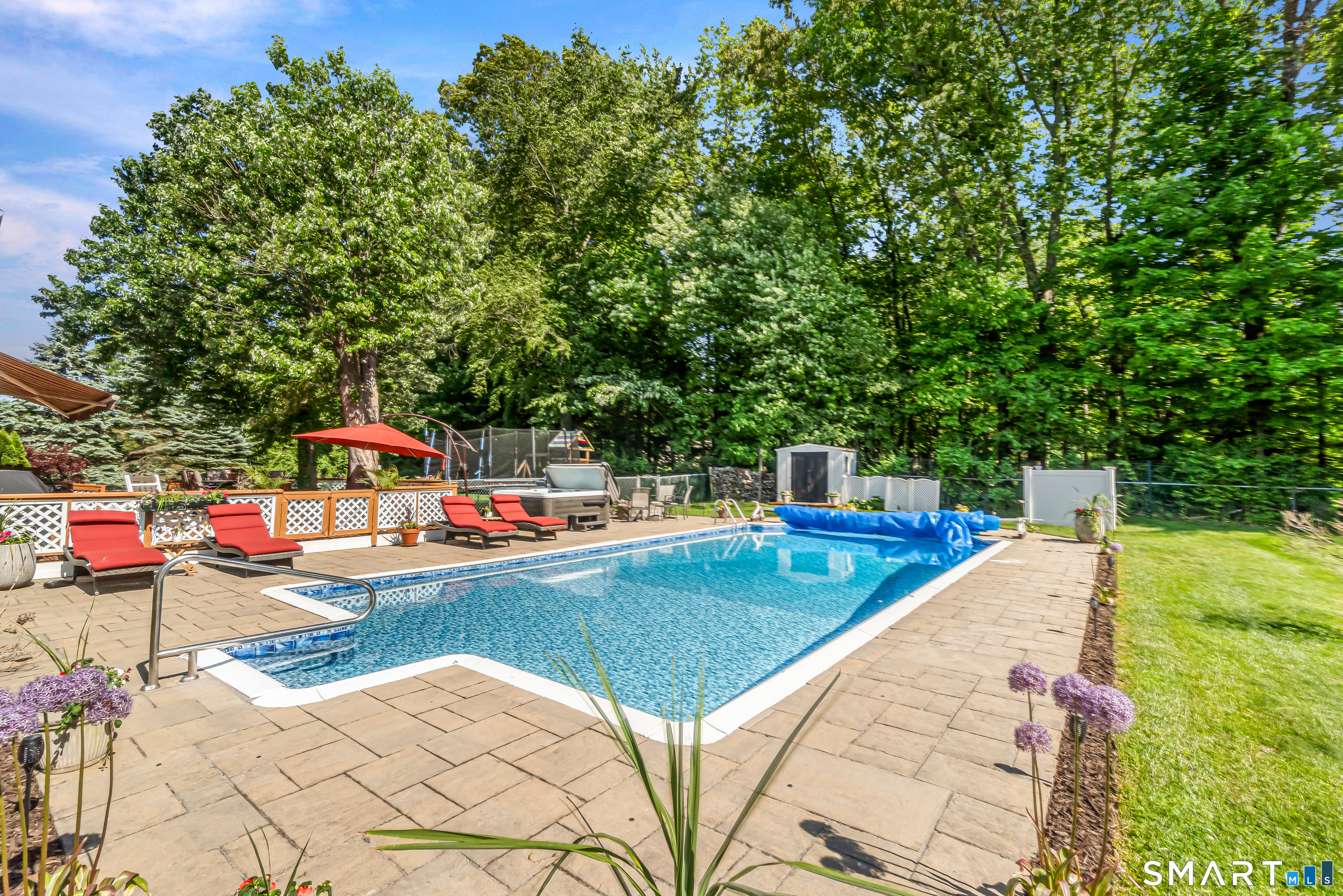 13 Pleasant Rise Circle Brookfield, CT 06804 - Photo 23 of 40 a view of a swimming pool with a yard