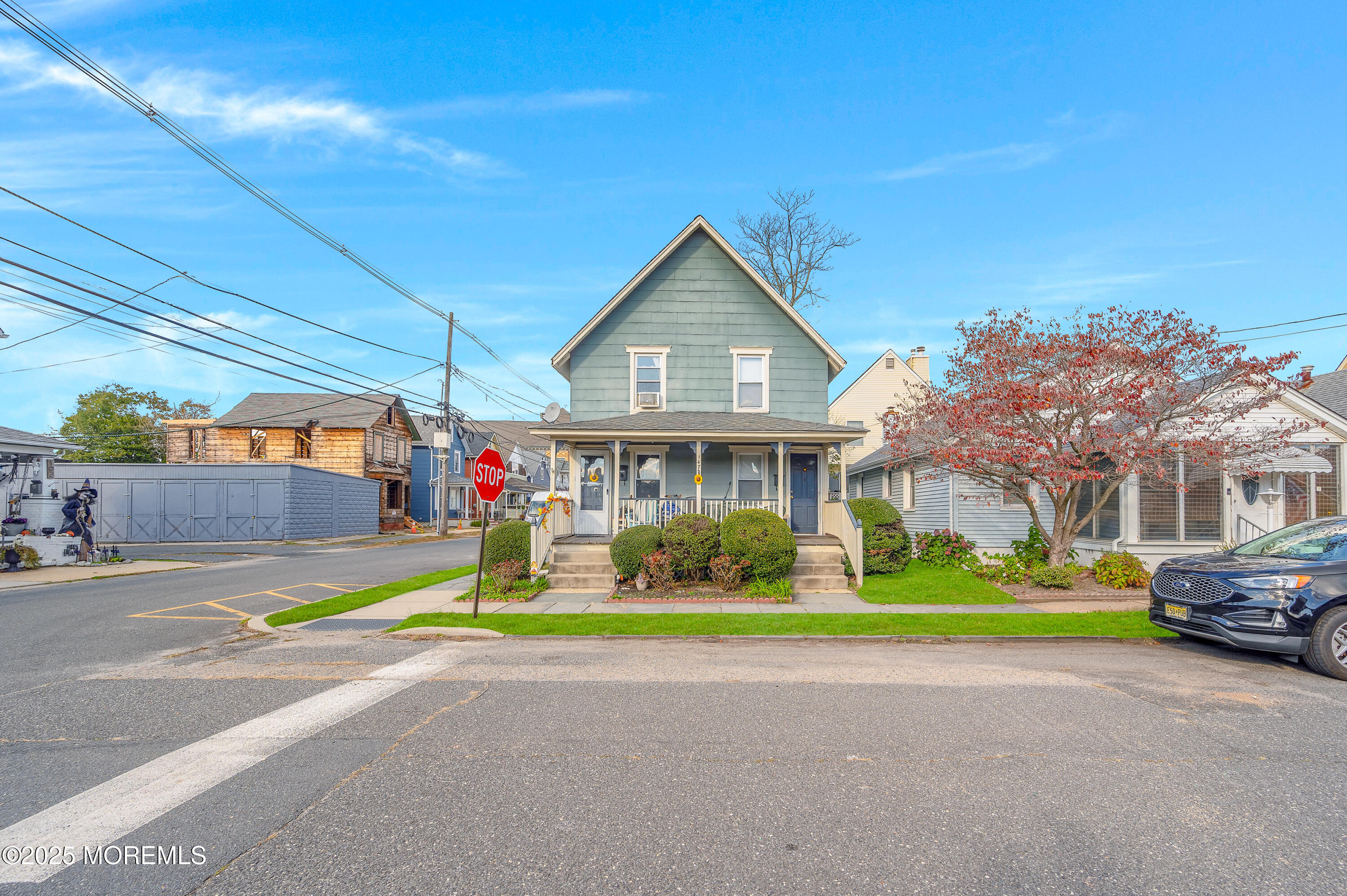 147 Webb Avenue Ocean Grove, NJ 07756 - Photo 26 of 34 a front view of house with yard and green space