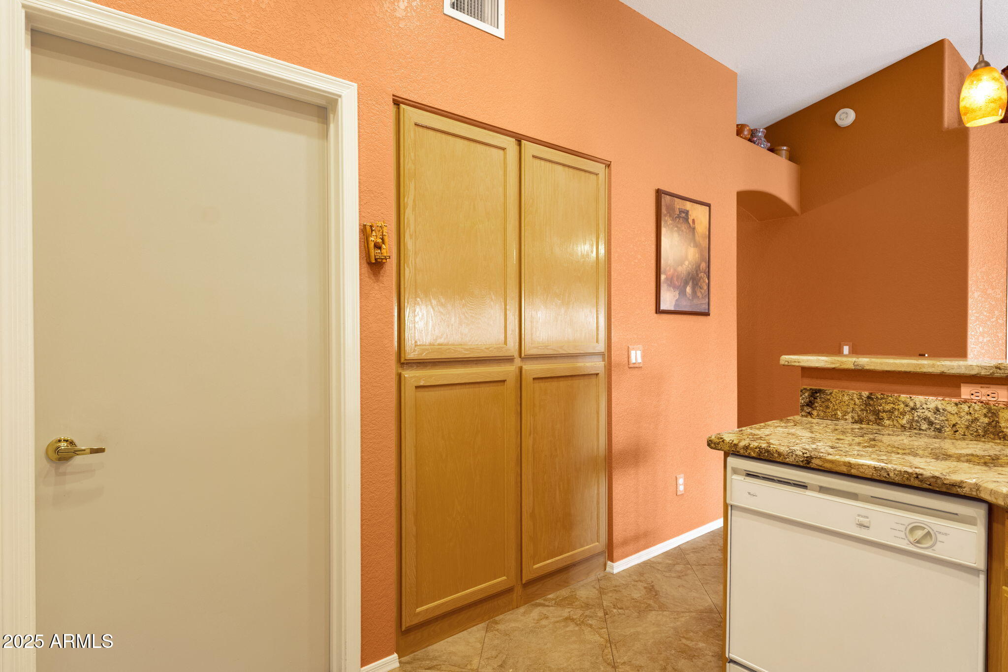 10408 West Burnett Road Peoria, AZ 85382 - Photo 16 of 30 a bathroom with a granite countertop sink and a mirror