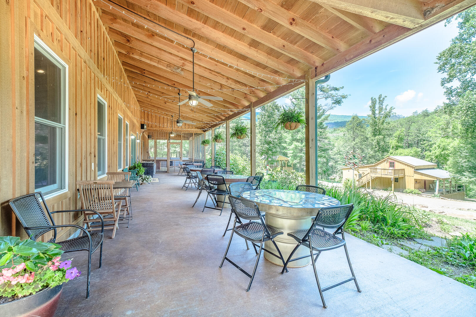 57 Hemlock Ridge Lane Catawba, VA 24070 - Photo 58 of 89 a building outdoor space with patio furniture and potted plants
