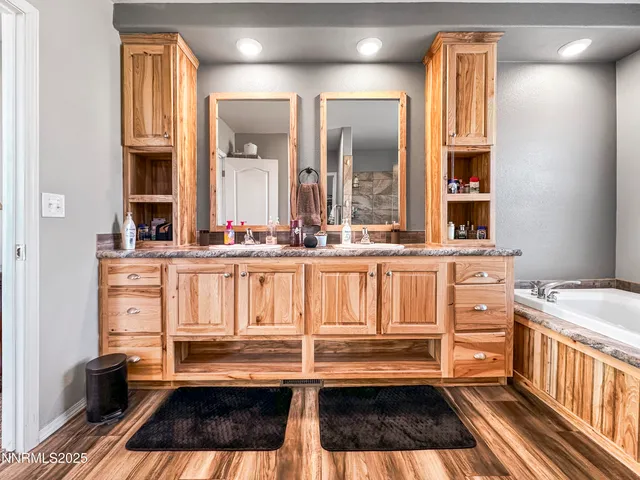 a view of a livingroom with furniture and a window