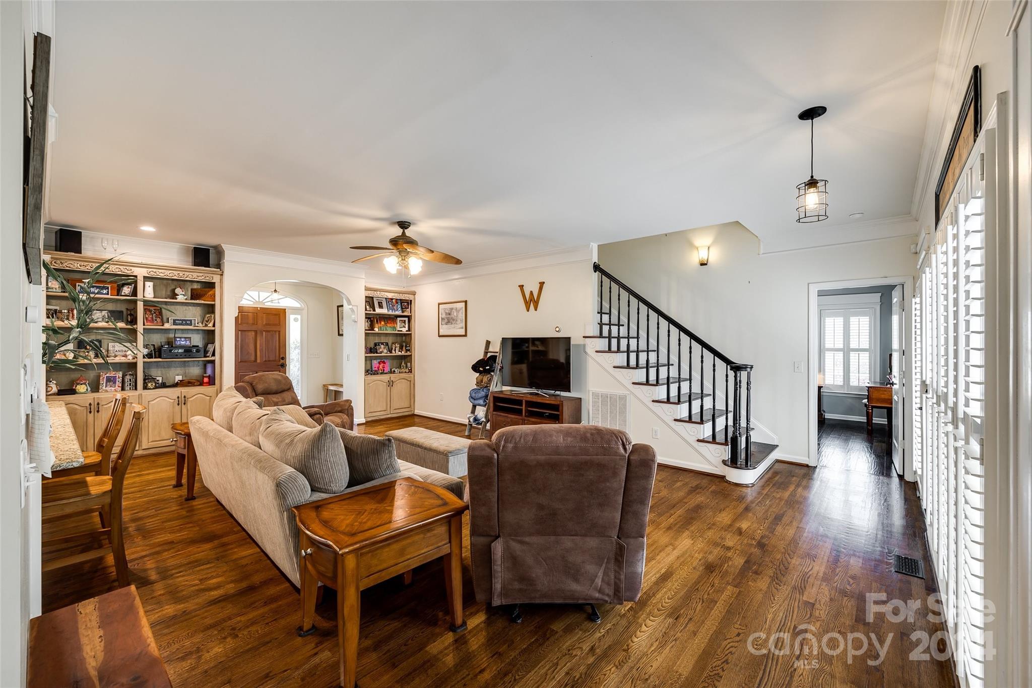 9999 Jim Sossoman Road Midland, NC 28107 - Photo 7 of 43 a living room with furniture and a wooden floor