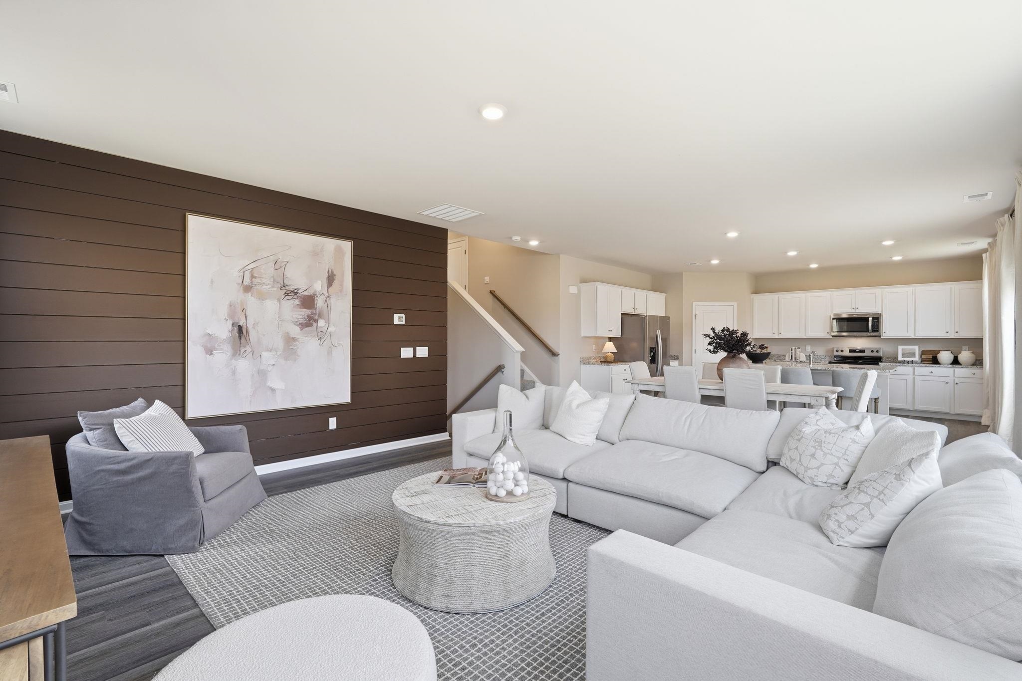 105 Jillian Lane Penn Laird, VA 22846 - Photo 11 of 35 a living room with furniture and kitchen view
