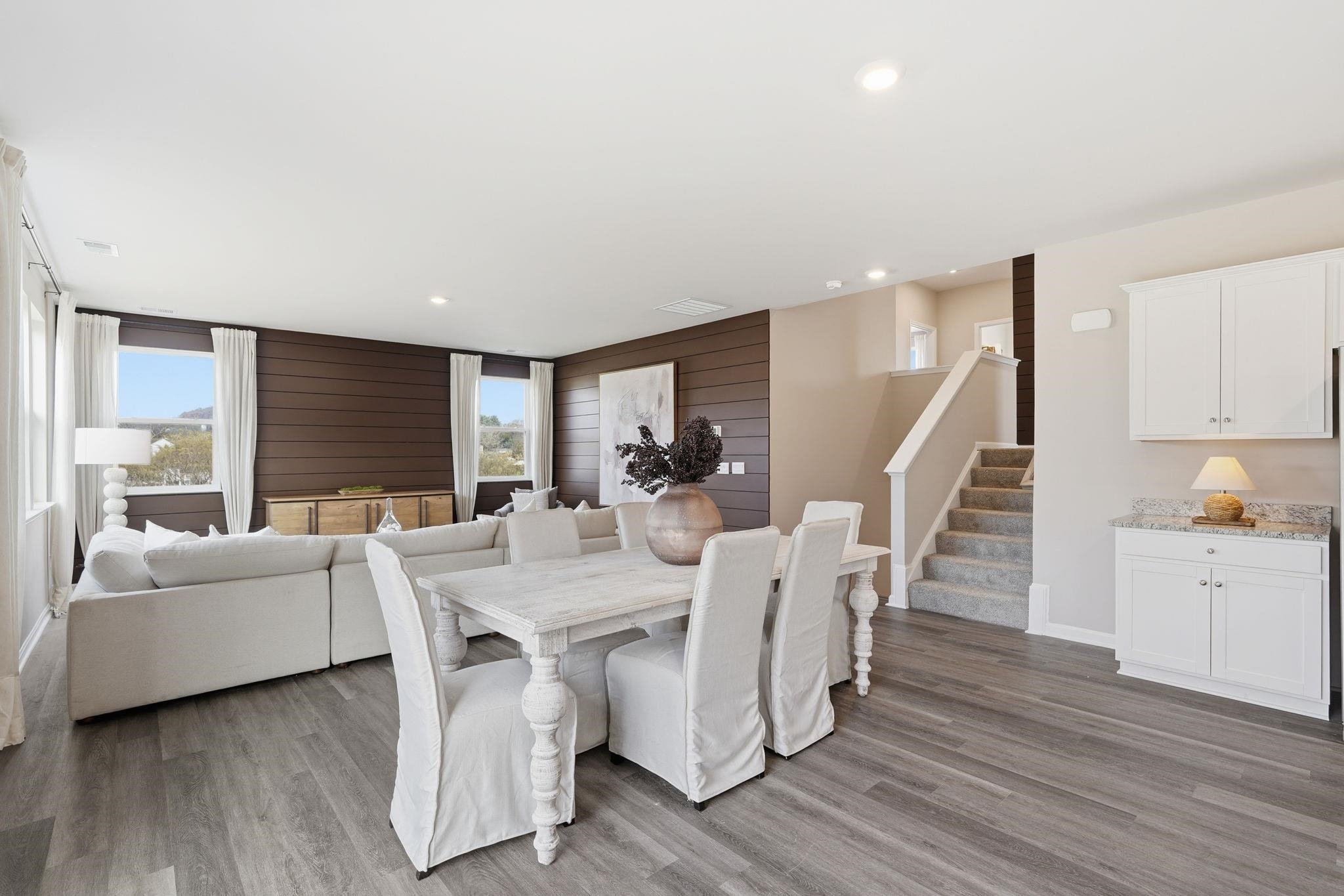 105 Jillian Lane Penn Laird, VA 22846 - Photo 13 of 35 a view of a dining room with furniture window and wooden floor