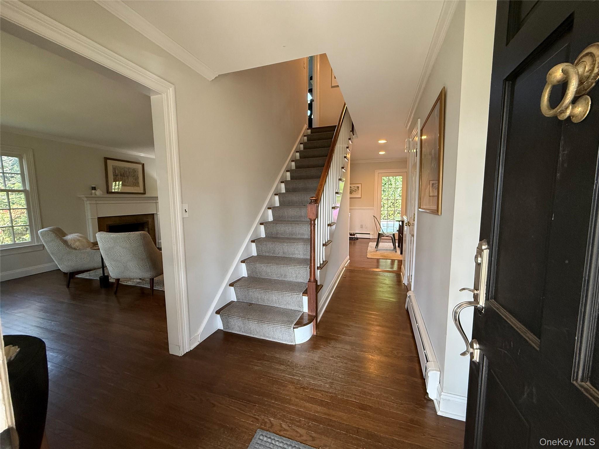 21 Westbank Road Rye, NY 10580 - Photo 3 of 32 a view of entryway and hall with wooden floor