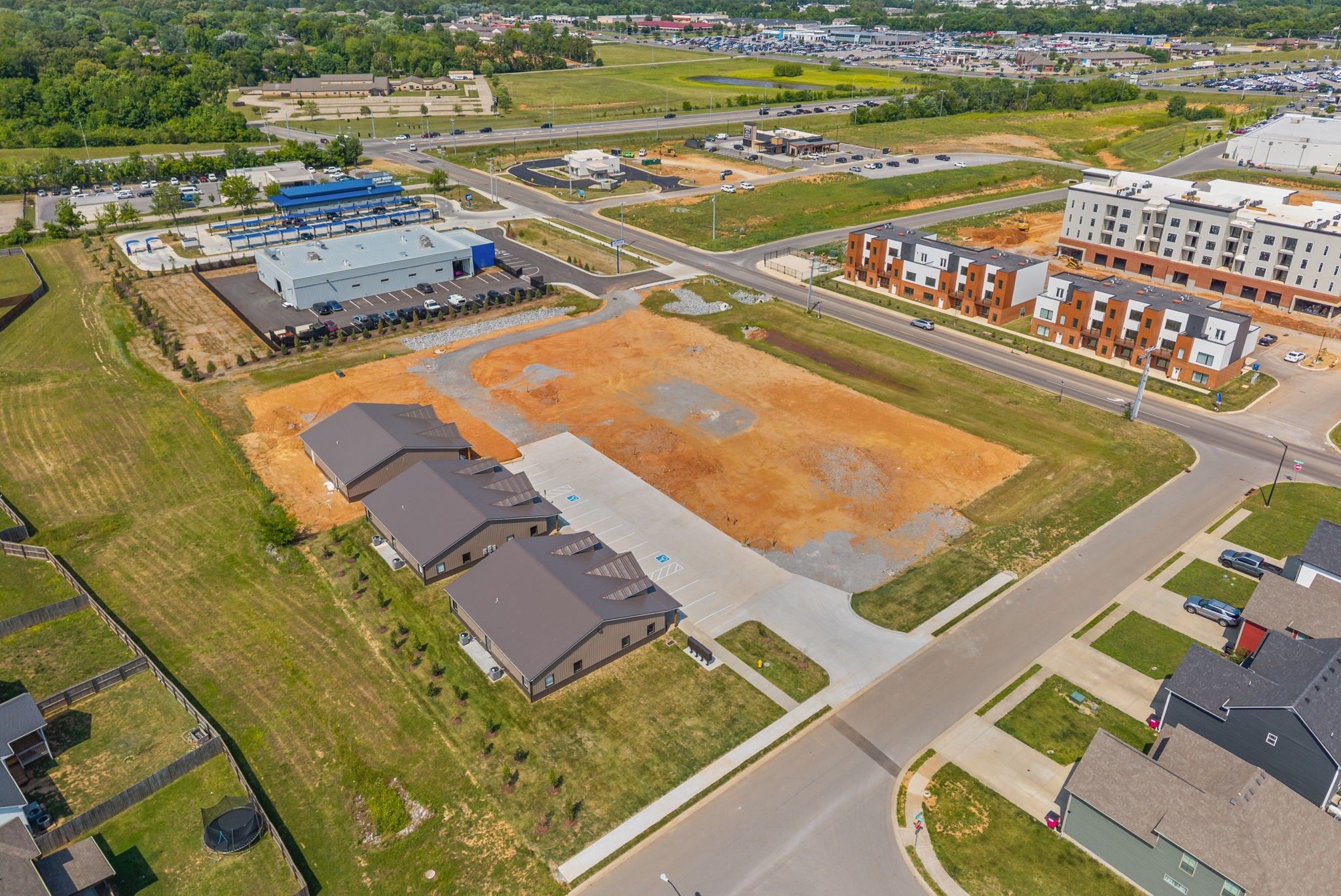 2510 Pea Ridge Road Clarksville, TN 37040 - Photo 37 of 40 an aerial view of residential houses with outdoor space