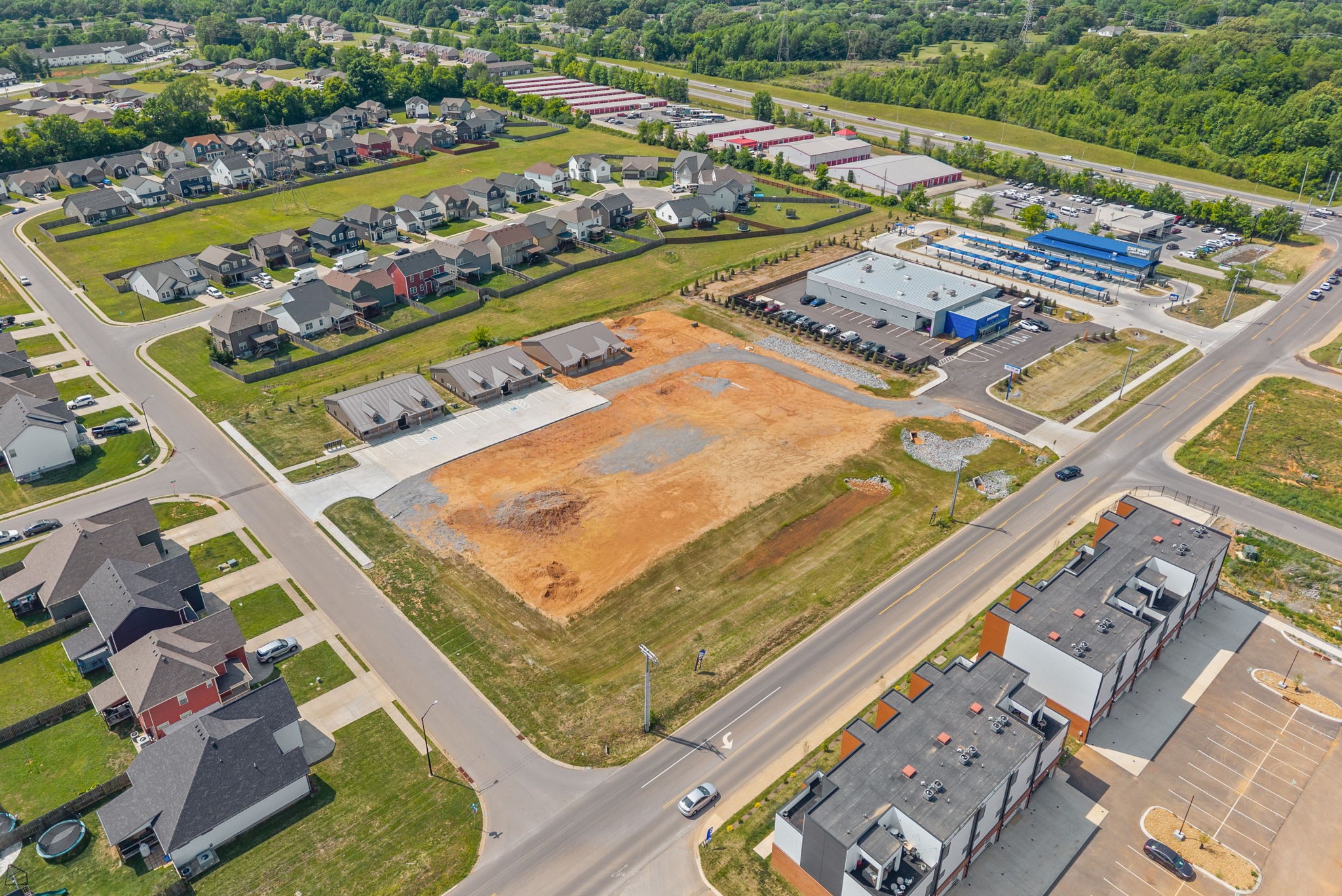 2510 Pea Ridge Road Clarksville, TN 37040 - Photo 40 of 40 an aerial view of a city
