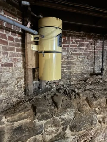 a view of a storage room