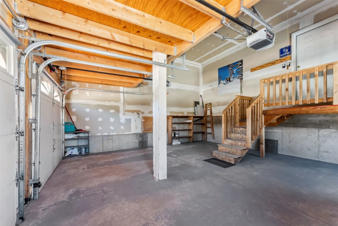 30 Grey Fox Lane Dillon, CO 80435 - Photo 40 of 50 Oversized 2 car garage with a lot of overhead storage and crawlspace access