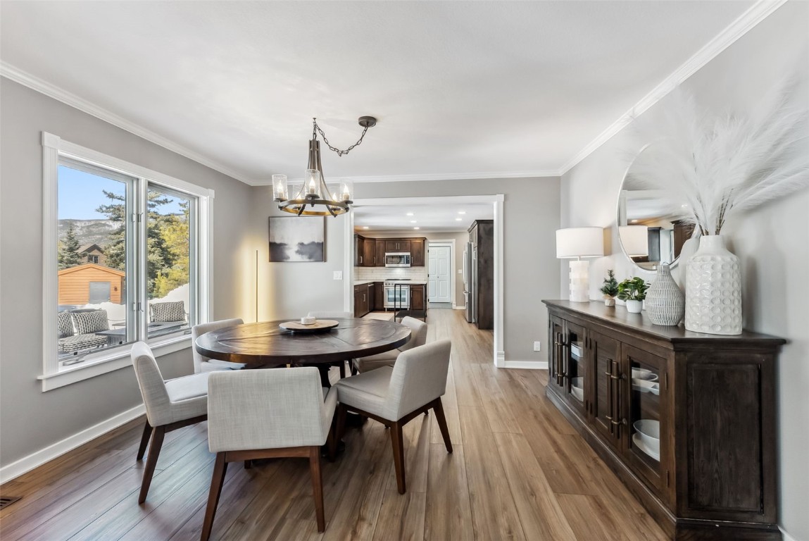 30 Grey Fox Lane Dillon, CO 80435 - Photo 9 of 50 The living space flows seamlessly into the dining room