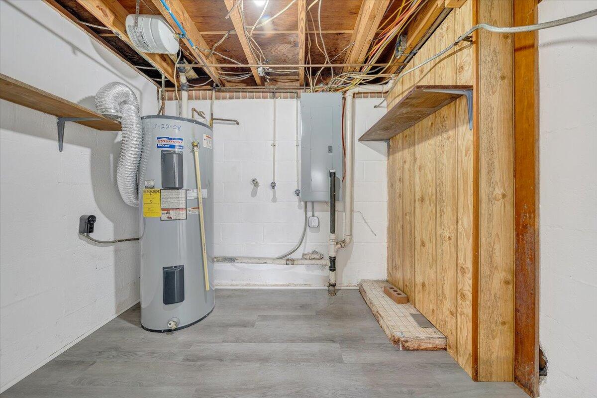160 Bernard Road Rocky Mount, VA 24151 - Photo 38 of 56 a view of a room with wooden walls