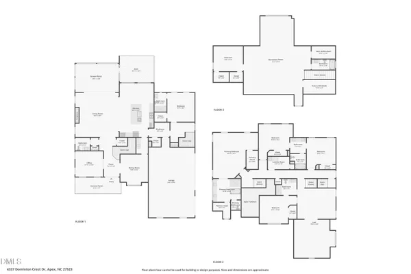 $1,749,000 | 4337 Dominion Crst Drive, Apex, NC 27523