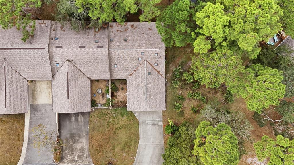 41 Crooked Pine Road Port Orange, FL 32128 - Photo 34 of 40 an aerial view of a house with large trees