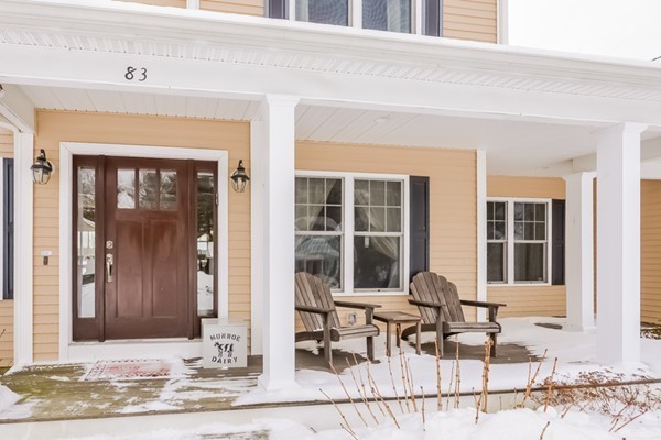 83 Scenic Way Exeter, RI 02822 - Photo 22 of 24 a view of a house with a patio and glass door
