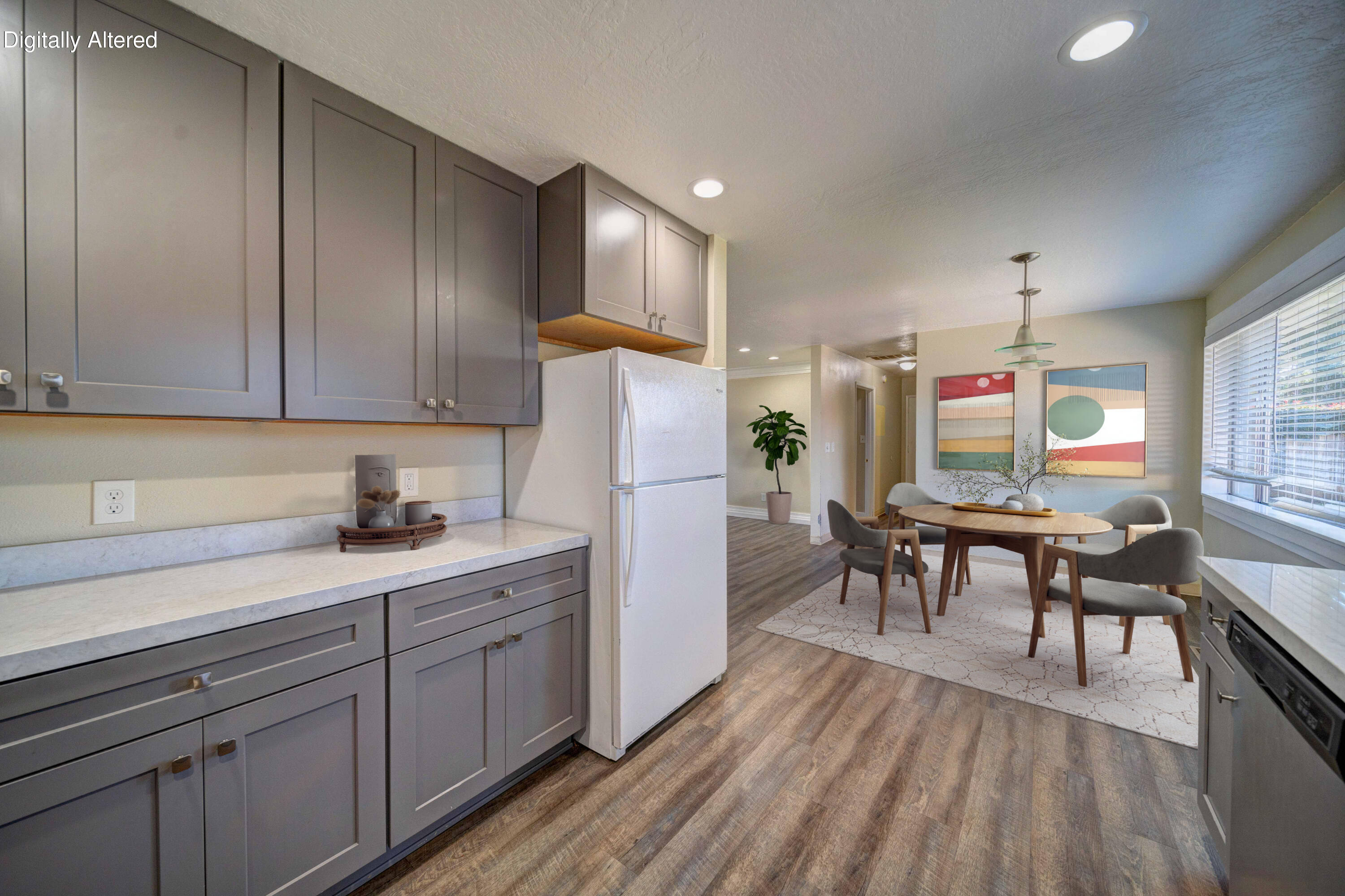 920 Hallmark Drive Redding, CA 96001 - Photo 15 of 34 a kitchen with sink cabinets and wooden floor