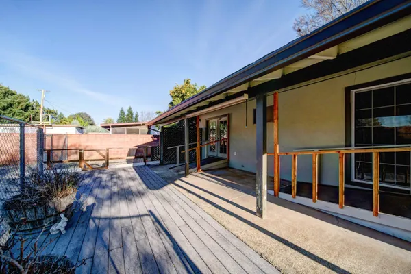 a view of a house with sitting area