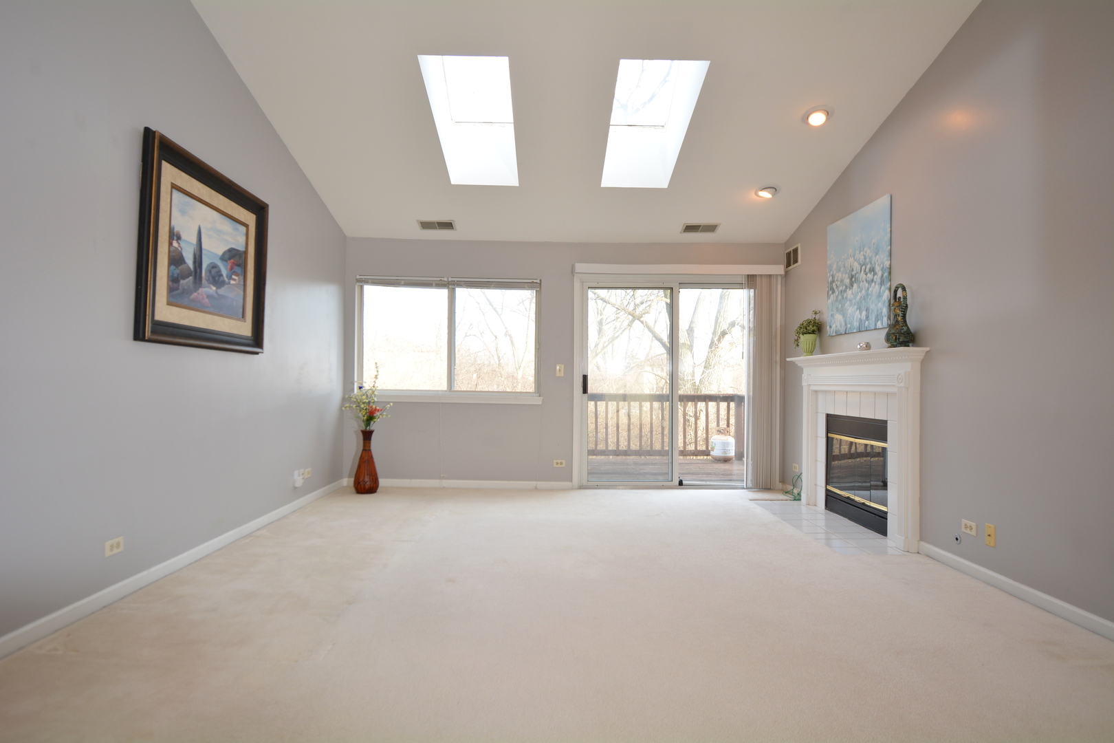8249 Ripple Ridge Darien, IL 60561 - Photo 4 of 27 a view of an empty room with a fireplace and a window