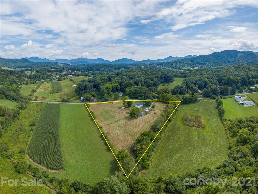 358 Coffee Branch Road Canton, NC 28716 - Photo 3 of 19 an aerial view of a houses with a yard