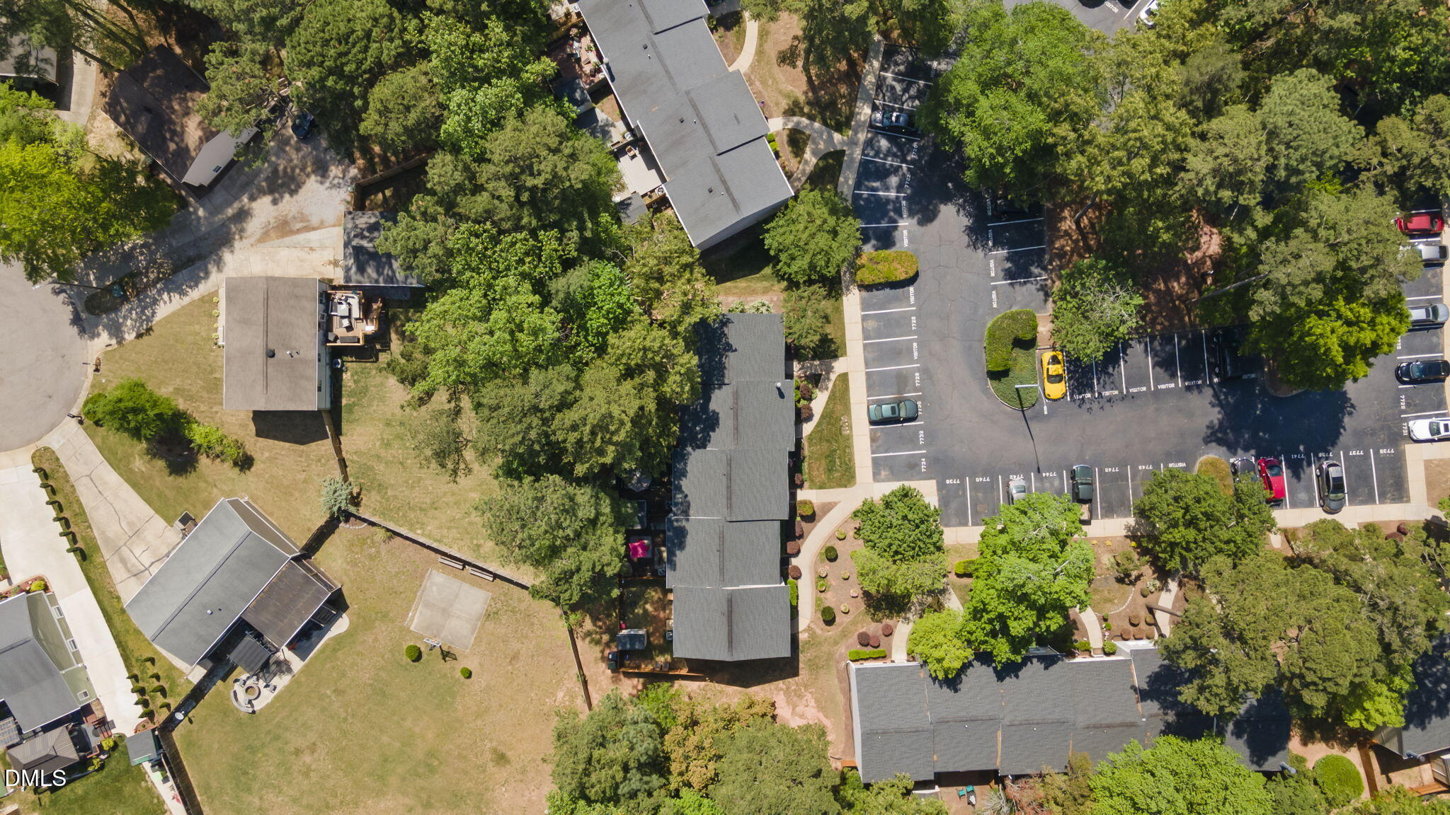 7728 Crown Crest Court Raleigh, NC 27615 - Photo 37 of 38 an aerial view of a house with outdoor space
