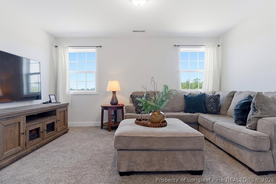 339 Rocking Horse Lane Raeford, NC 28376 - Photo 31 of 47 a living room with furniture fireplace and window