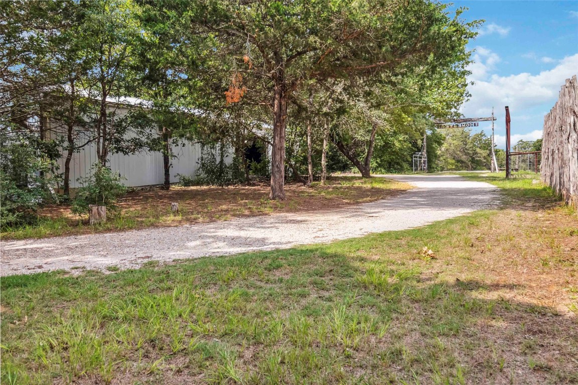 208 Old Potato Road Paige, TX 78659 - Photo 20 of 40 a view of a yard with a tree