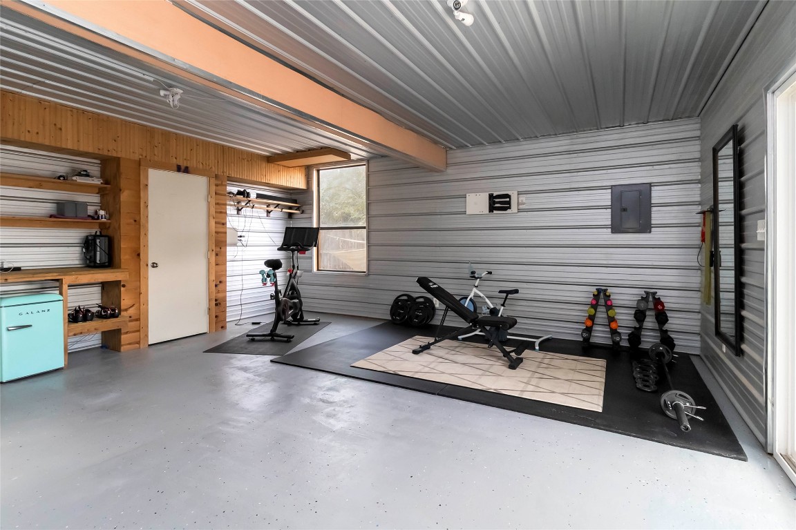 208 Old Potato Road Paige, TX 78659 - Photo 24 of 40 a view of a room with gym equipment