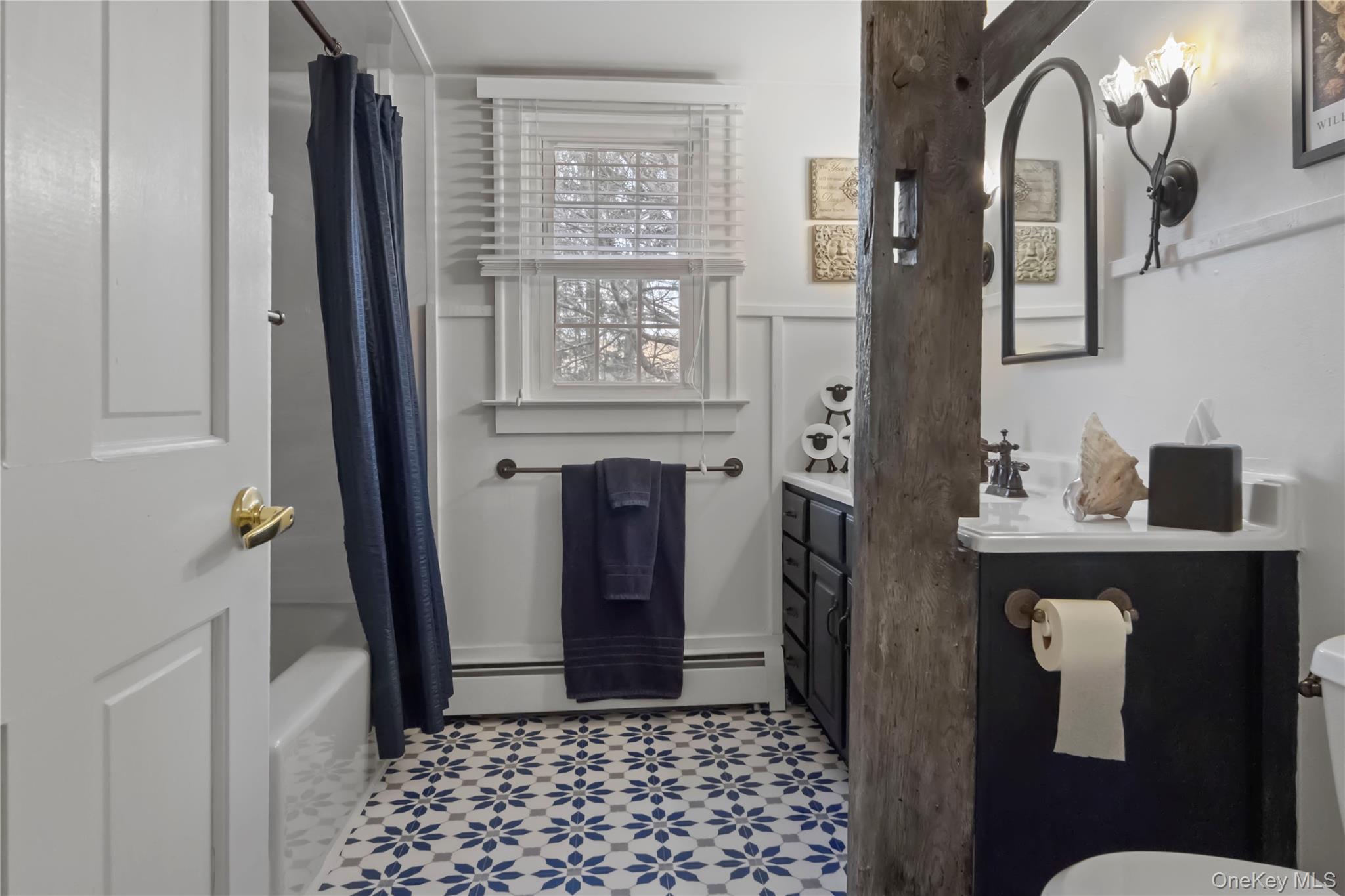 195 Pressler Road Wallkill, NY 12589 - Photo 25 of 45 a bathroom with a sink and a mirror
