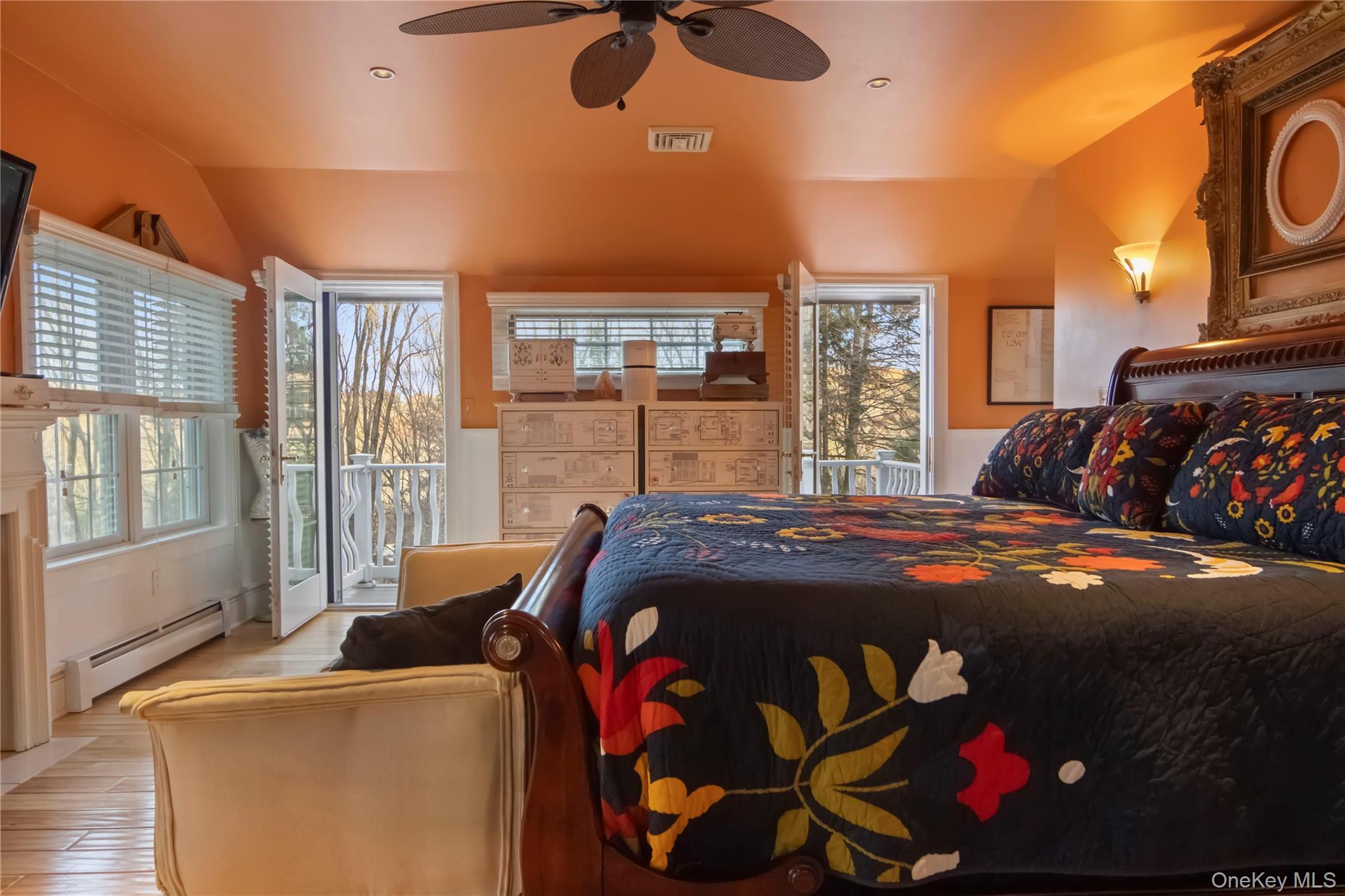 195 Pressler Road Wallkill, NY 12589 - Photo 32 of 45 a bed room with a bed and a couch