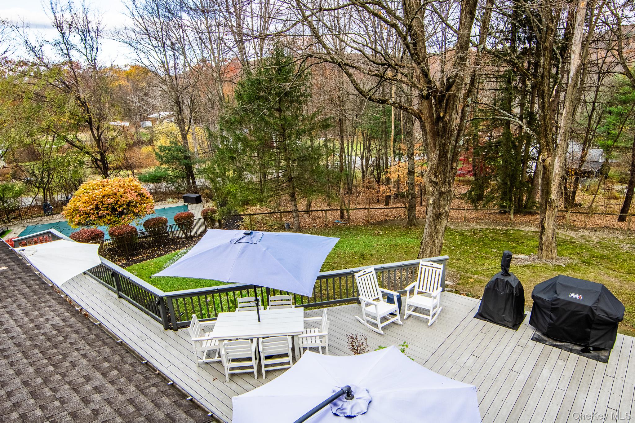 195 Pressler Road Wallkill, NY 12589 - Photo 39 of 45 a view of a patio with couches near a yard