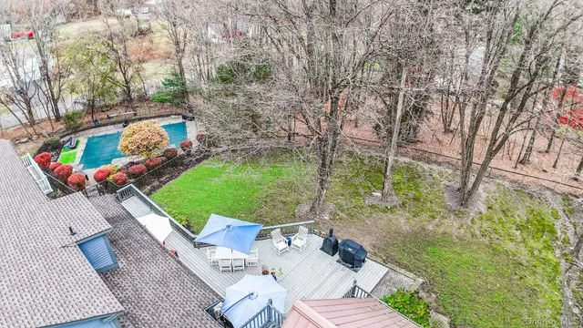 a view of outdoor space with garden