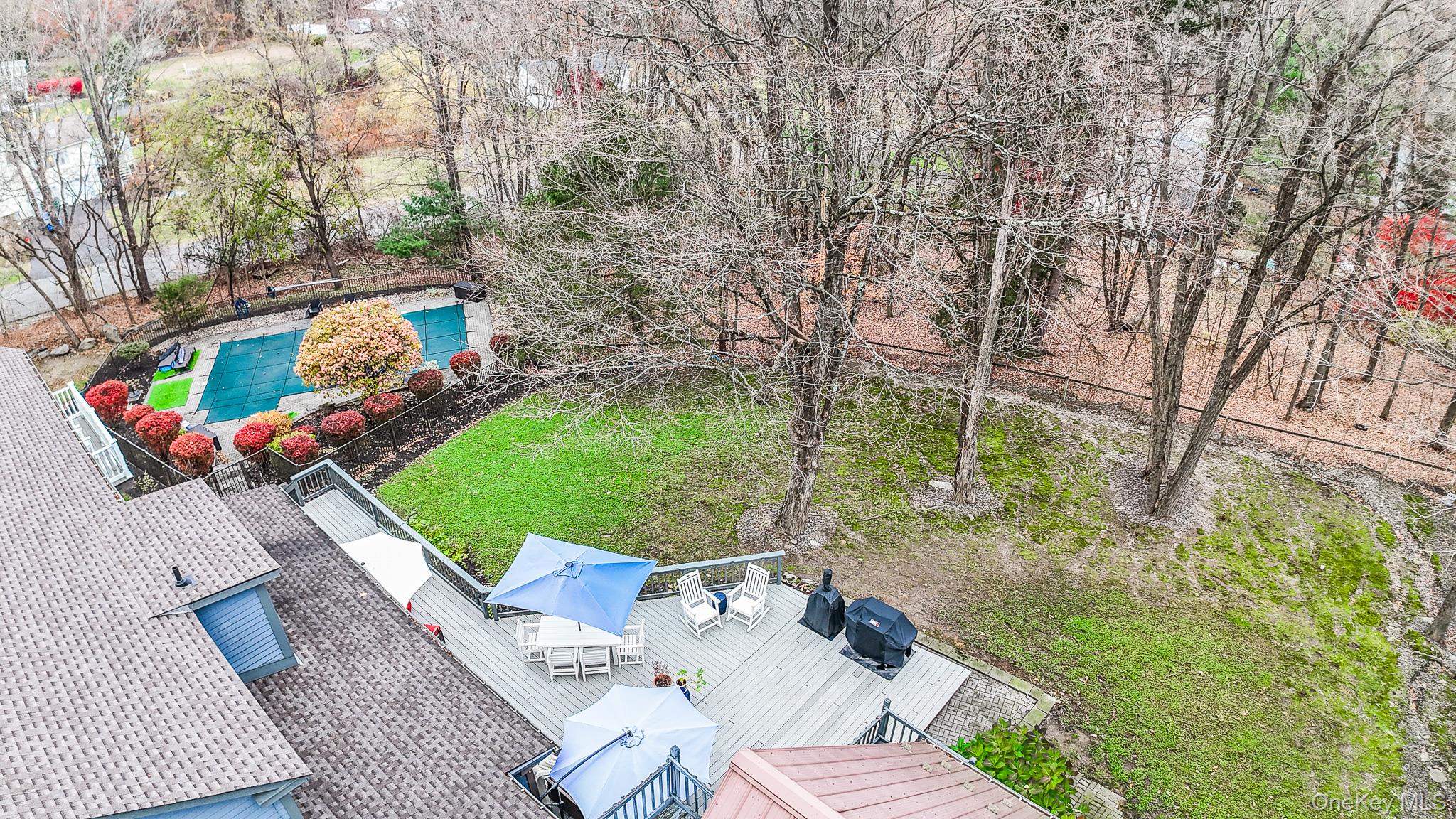 195 Pressler Road Wallkill, NY 12589 - Photo 43 of 45 an aerial view of a house with garden space ocean view