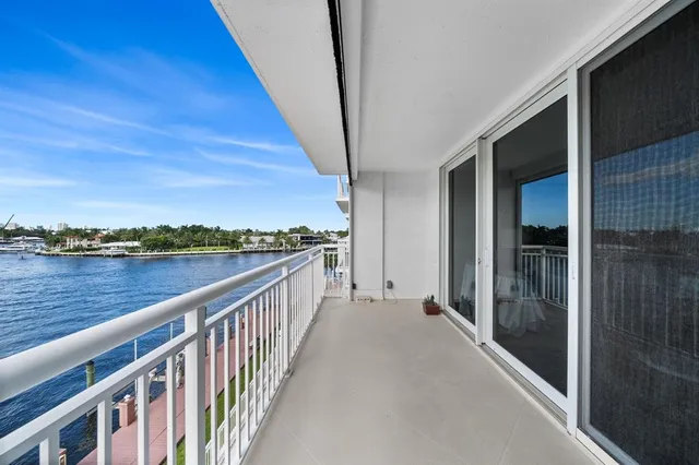 a view of a lake with outdoor space