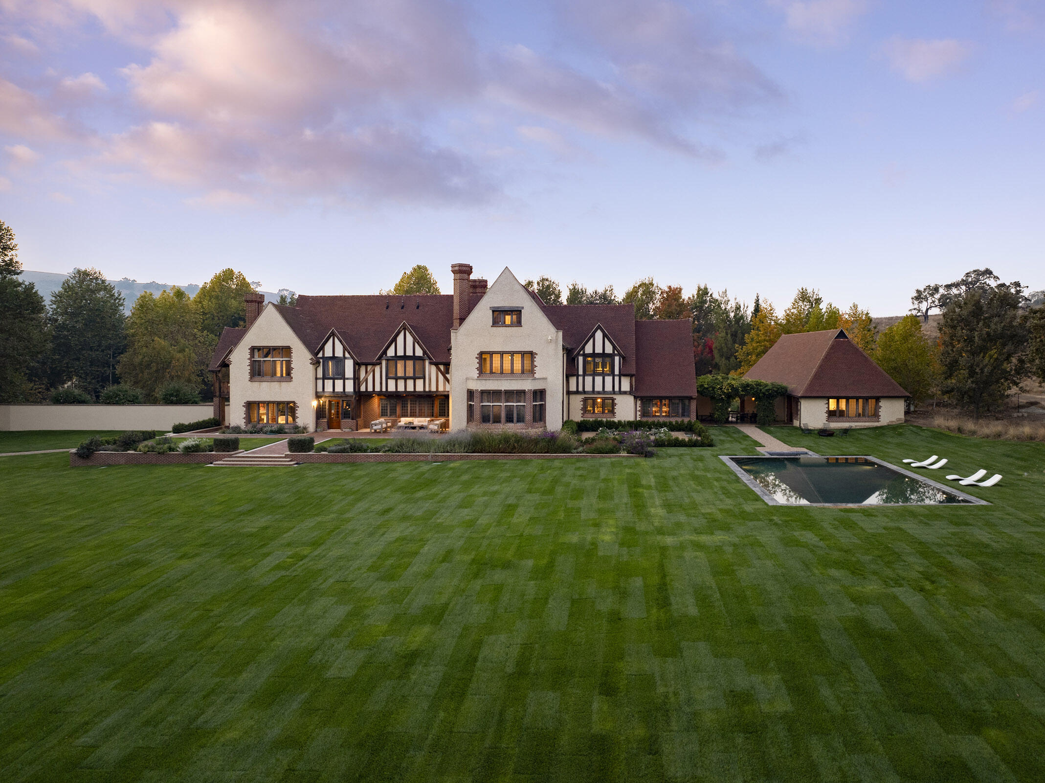 5200 Armour Ranch Road Santa Ynez, CA 93460 - Photo 52 of 54 51. Back Exterior Twilight