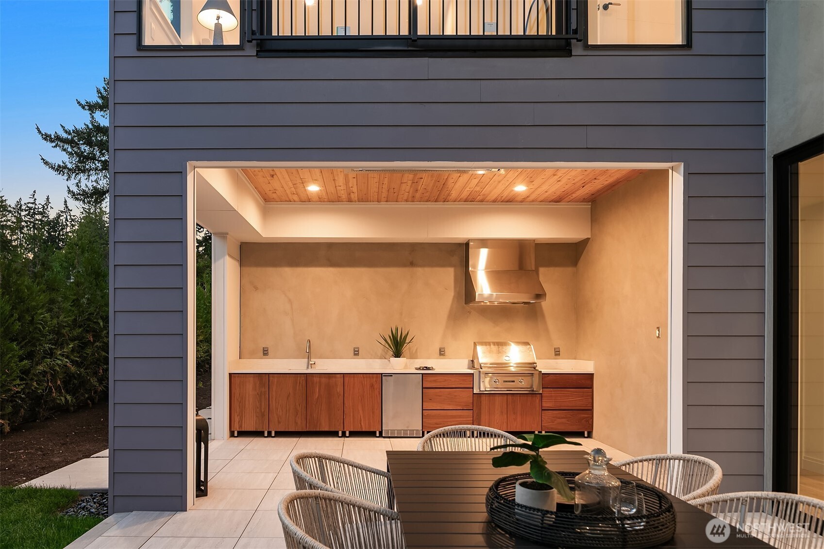 7626 Northeast 10th Street Medina, WA 98039 - Photo 15 of 40 a view of a porch with furniture
